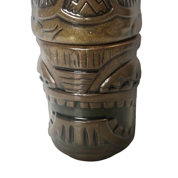 Munktiki Maori Stacker Mugs Cups Set 3 Ceramic Man Cave Tiki Bar - Picture 4 of 16